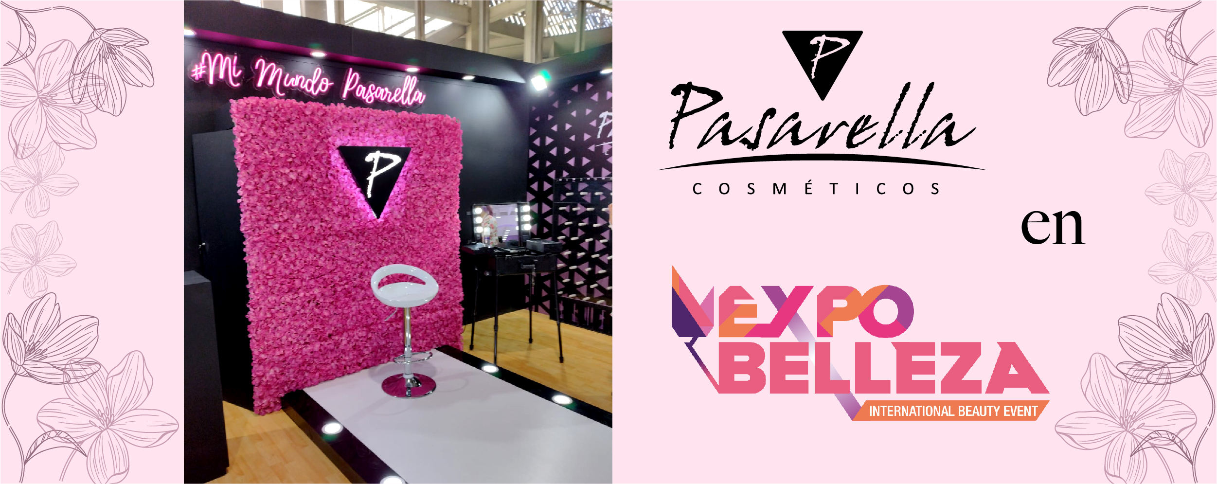 Pasarella en Feria Expobelleza Medellin Cosméticos Pasarella