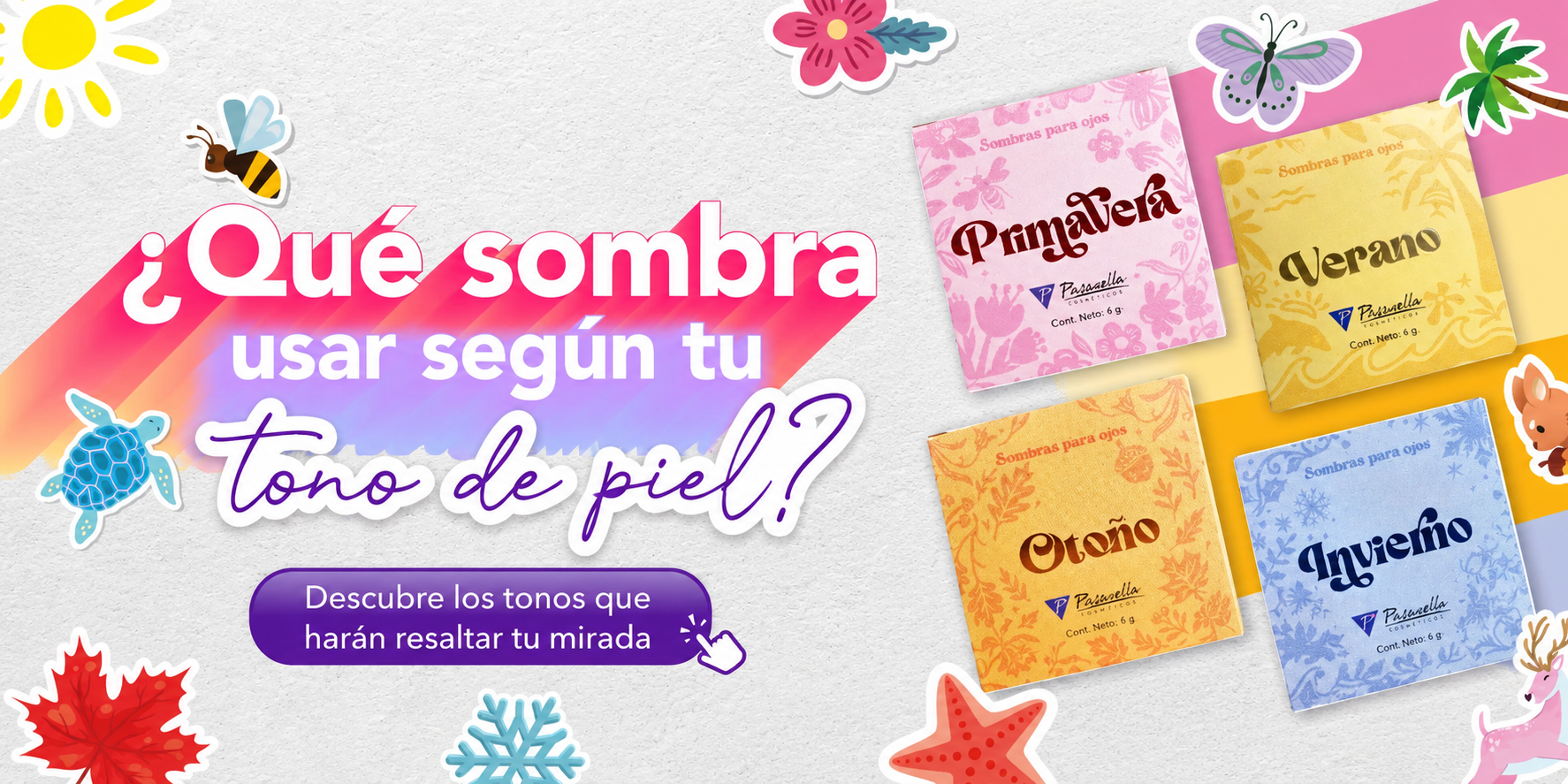Maquillaje natural con sombras de larga duración